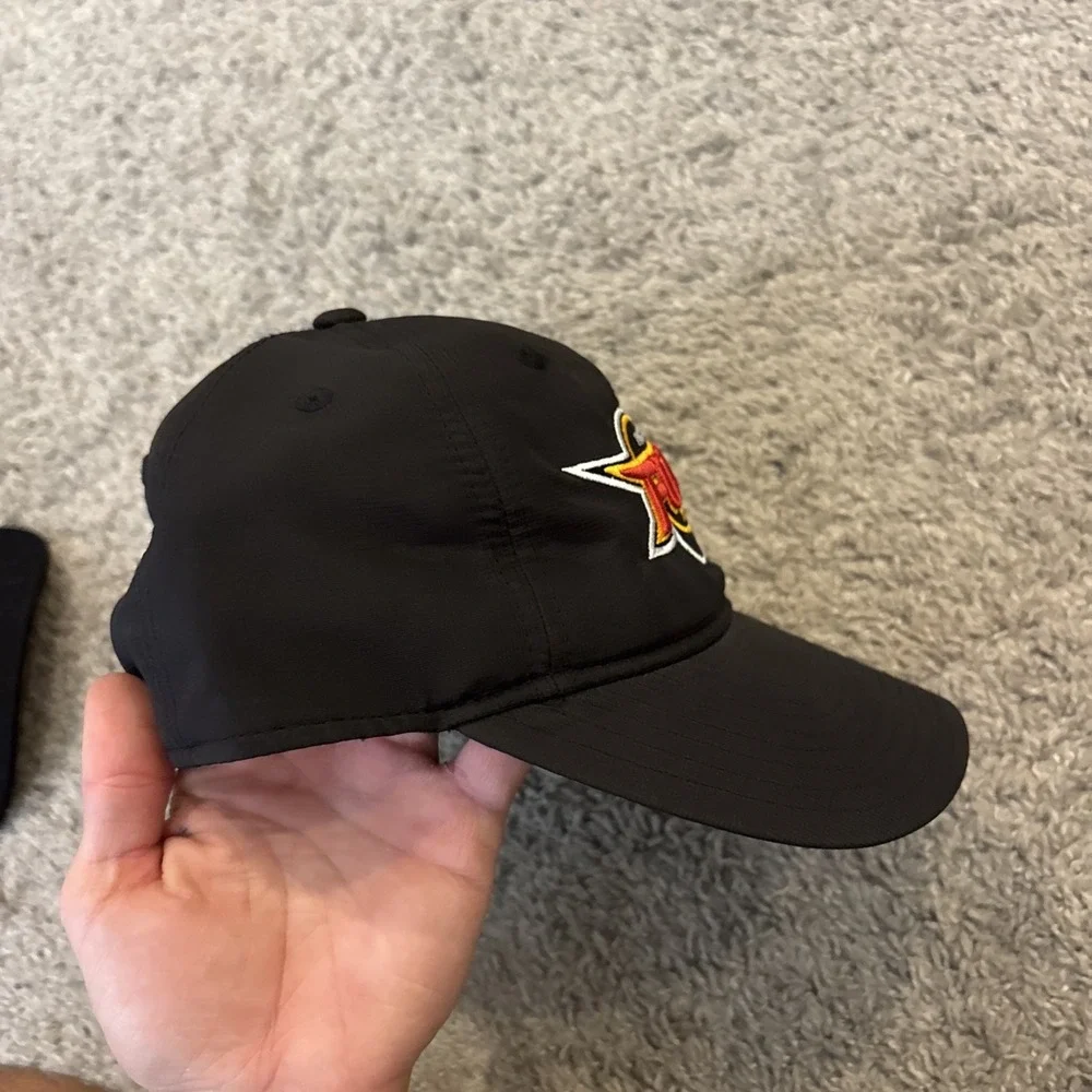 Indy Fuel Hat Reebok Center Ice ONE SIZE FITS ALL Baseball Cap Red Black ECHL